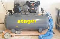 Compresor aer marca Stager, 370 Litri