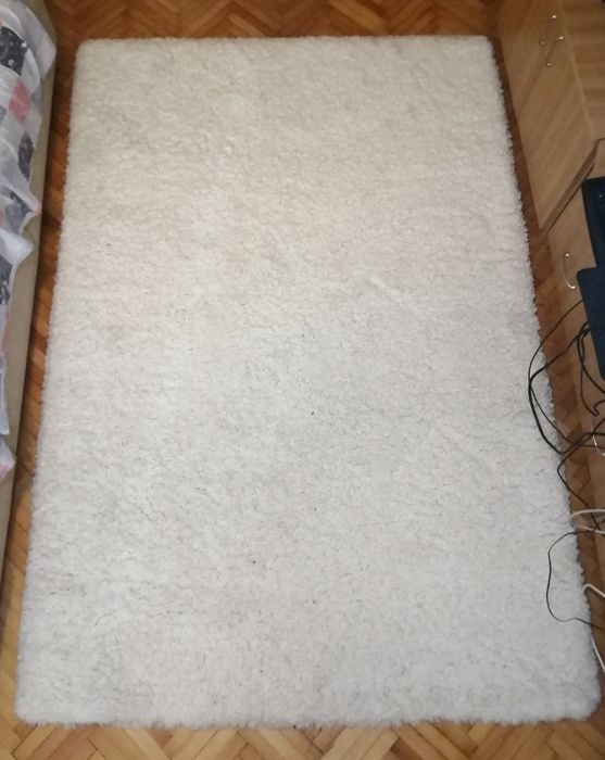 Covor Shaggy bej 140x205 și 80x155 cm