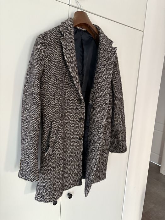 Vand palton BIGOTTI, nou, din lana, marime 52