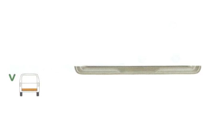 Element reparatie usa Mercedes VITO/ VIANO (W639), 01.2003-2014, parte inferioara, usa spate, jgheab, haion,