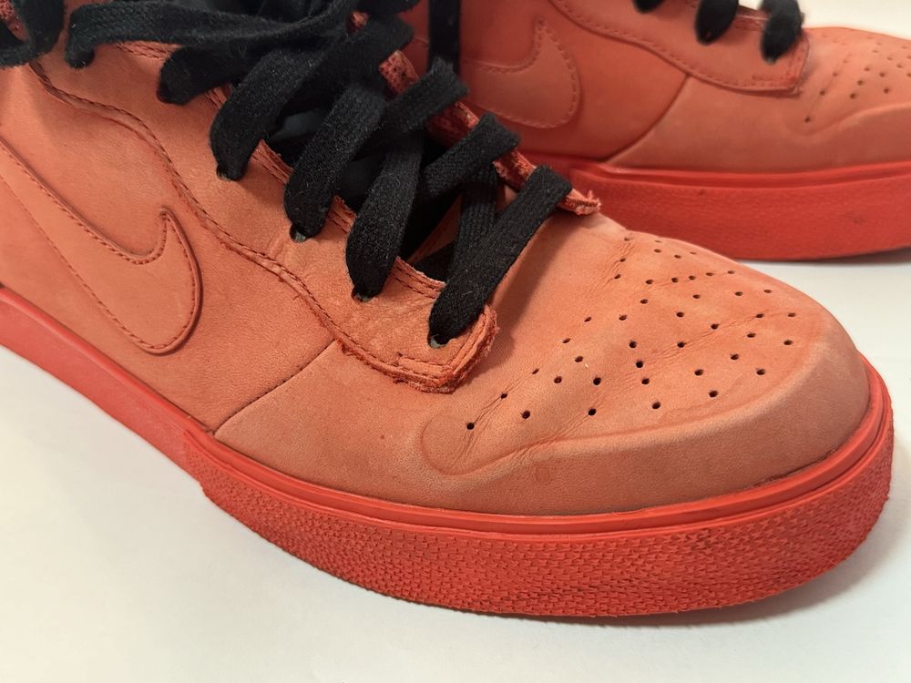 Мъжки кожени маратонки - Nike Dunk High AC VT – Max Orange
