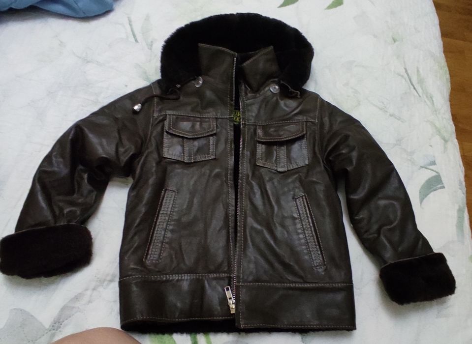 Куртка дублёнка натуральная детская