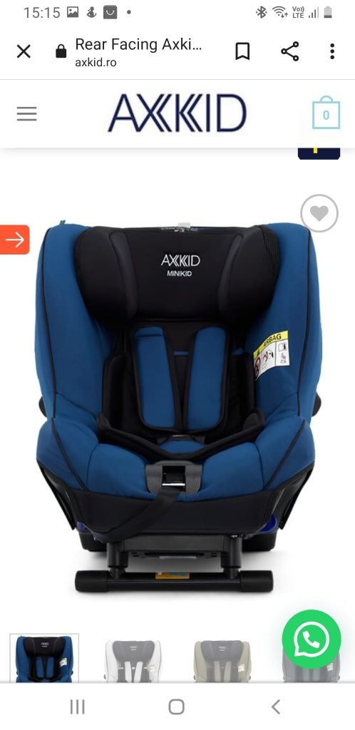 Scaun Auto Rear Facing Axkid Minikid