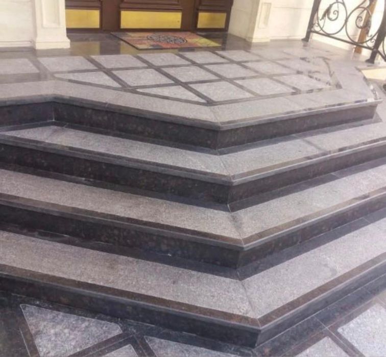 Лестница резка и установка