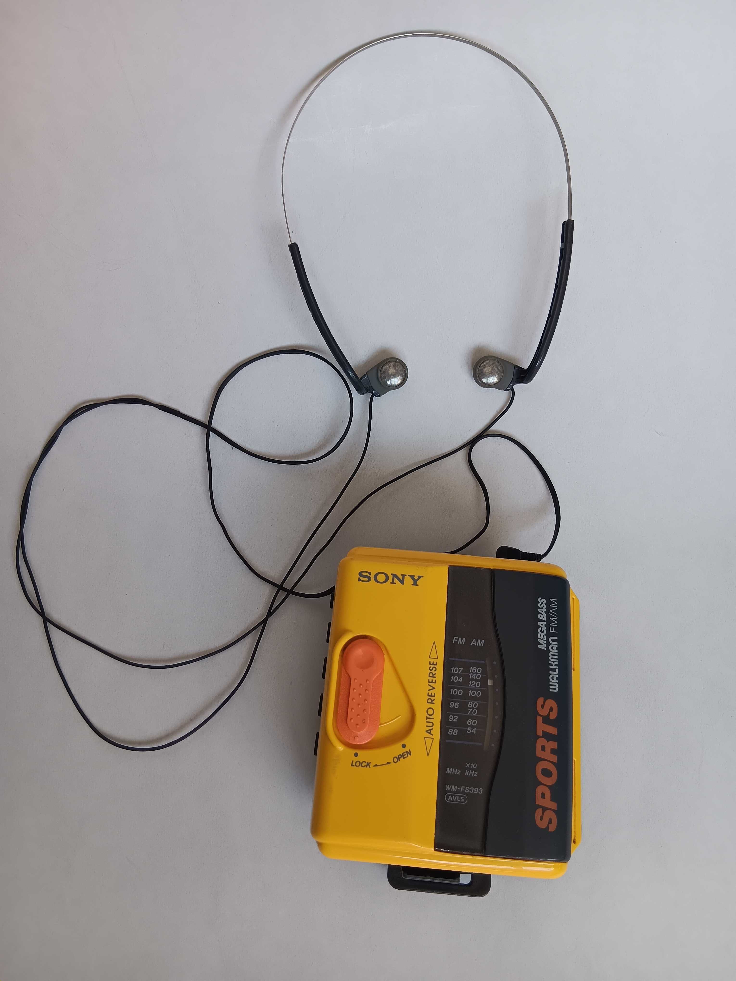 Walkman Sony WM-FS393, de colectie anii 90, cu Radio,totul FUNCTIONAL