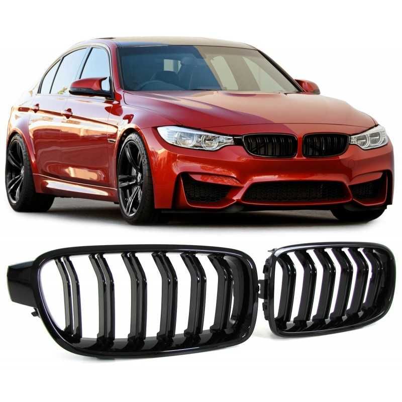 Решетки/бъбреци за BMW F30 - гланц - Piano Design