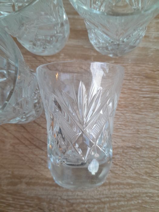 Set pahare tuica de cristal, 6 buc