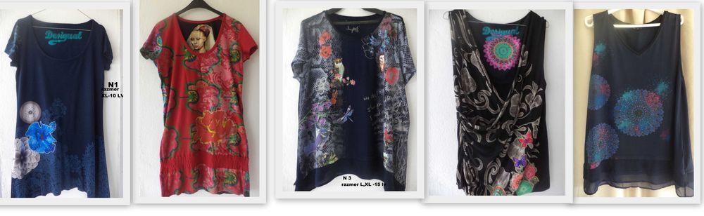 Блузи  DESIGUAL  размер  L ,XL