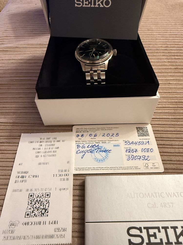 Seiko Presage “Midnight Mockingbird”