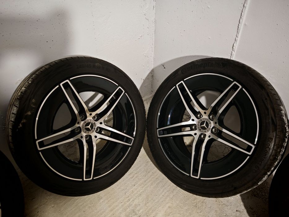 Roti jante Mercedes E Class AMG W 214 19 inch anvelope DoT 2025 Conti