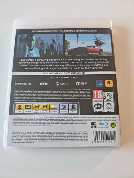 Grand Theft Auto V GTA V PS3 Playstation 3