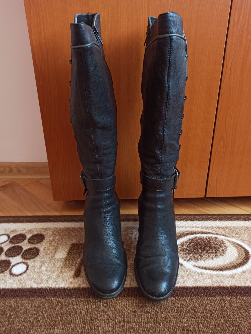 дамски ботуши естествена кожа