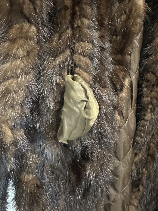 Blana Naturala Vizon (Nurca) LUX - Marimea L - Lungime Midi - Vintage