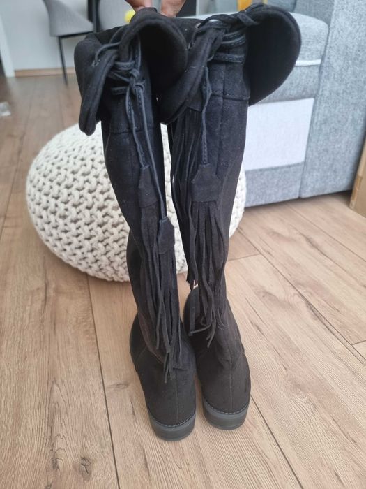 Дамски ботуши тип "апрески"