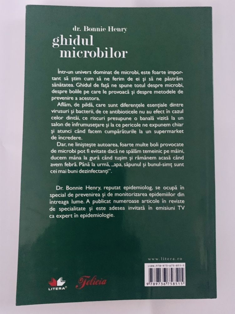 Ghidul microbilor, de dr. Bonnie Henry