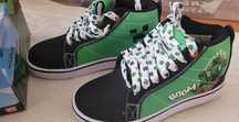 Vand incaltaminte copii Heelys marimea 32 cu o roata, model Minecraft