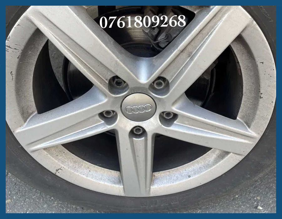 Set 4 capace gri 60mm 4B0601170 jante aliaj Audi