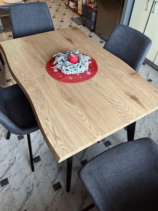 Трапезна маса Fresno, 120(180)x80, дъб