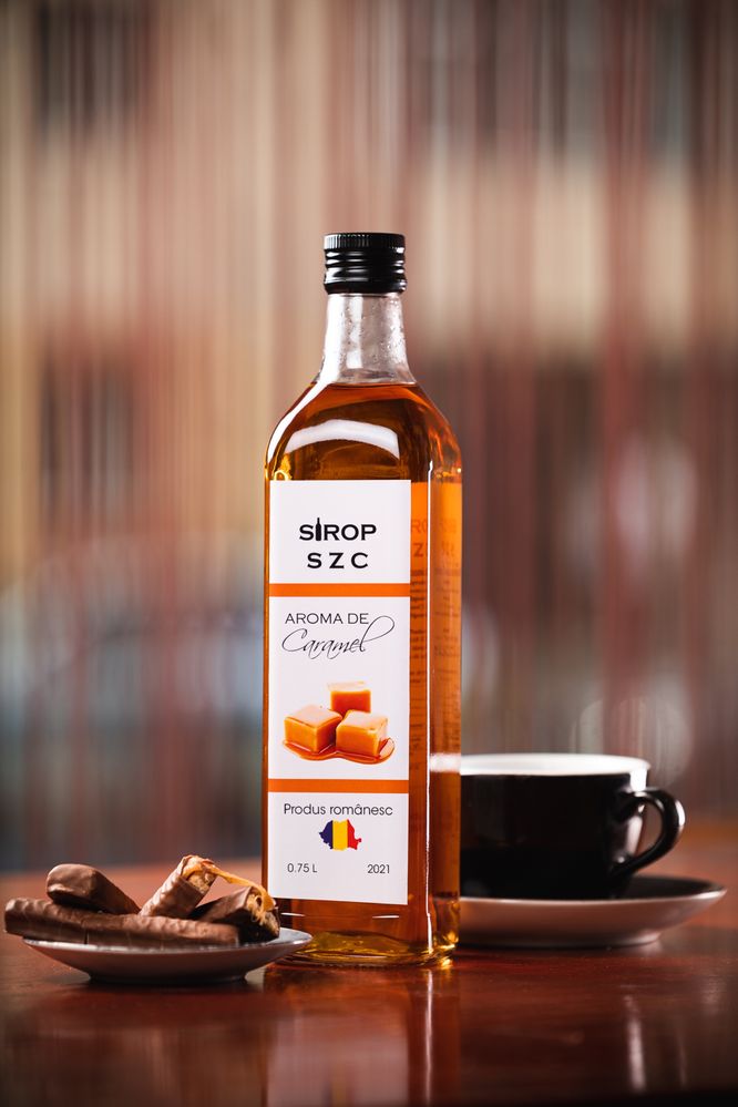 Sirop pentru cafea 100% Românesc ( gen monin ) caramel cocos irish