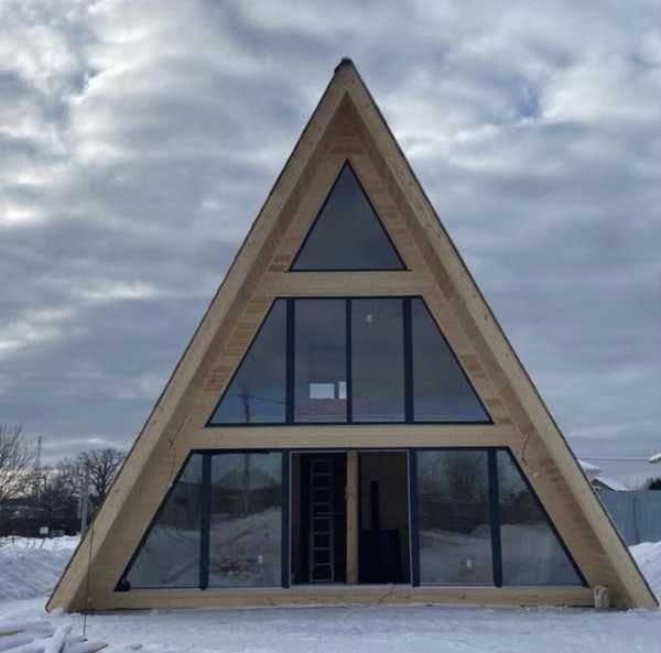 Cabane din lemn tip A, foișoare