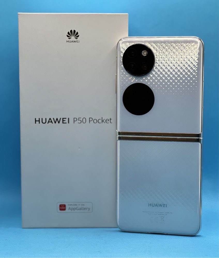 ГАРАНЦИОНЕН!!! Huawei P50 Pocket 256GB 8GB RAM Dual