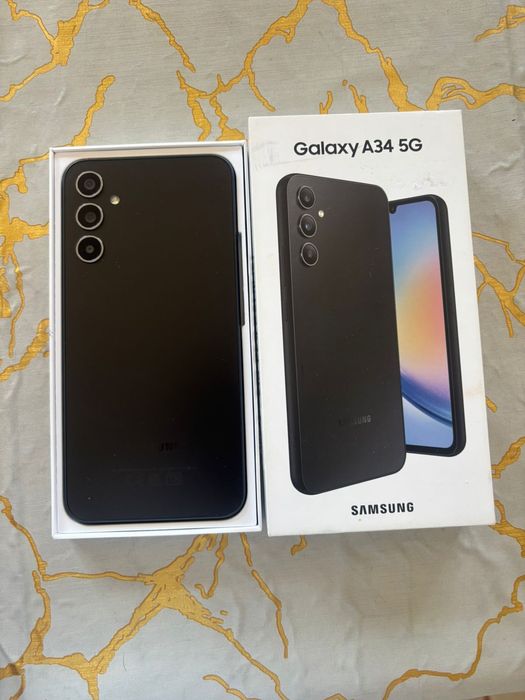 Самсунг а34 5г с каробкой