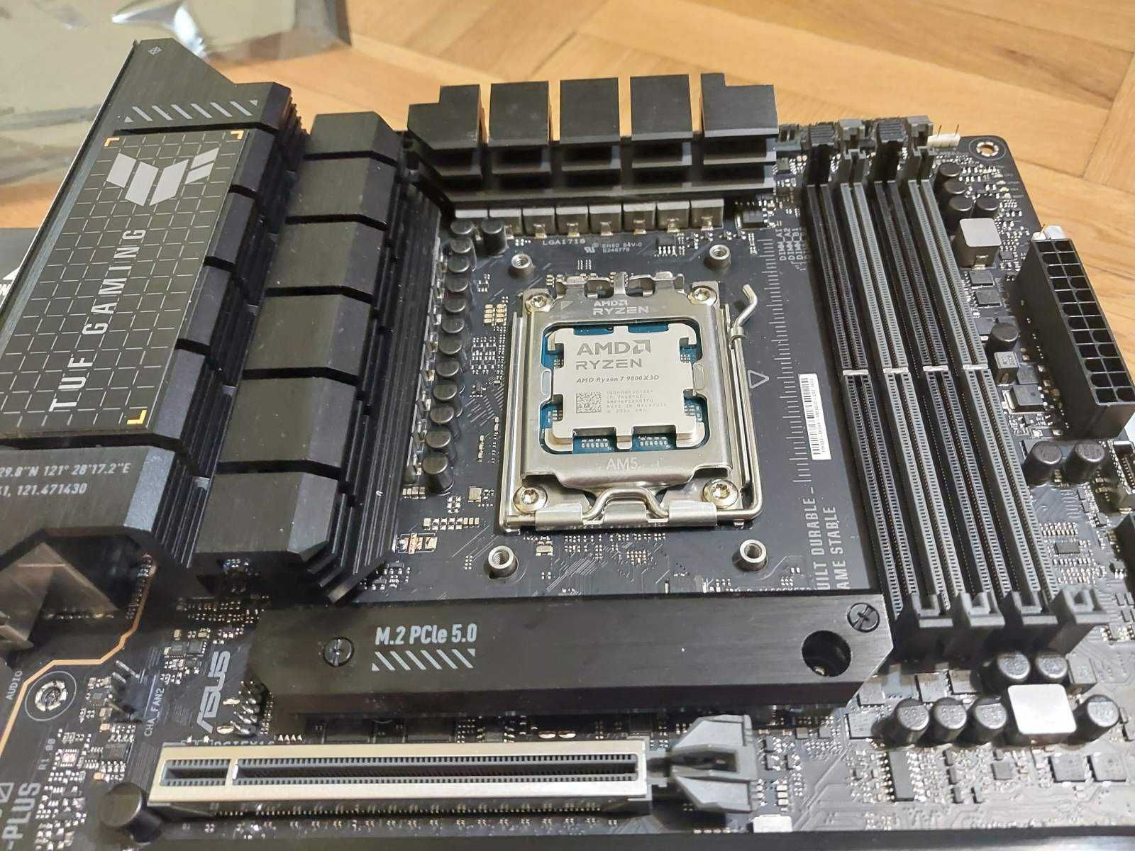 Ryzen 7 9800X3D + Asus TUF X670E Plus Gaming