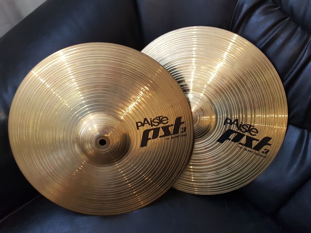 Toba cinele hihat Paiste PST3 crash Sabian