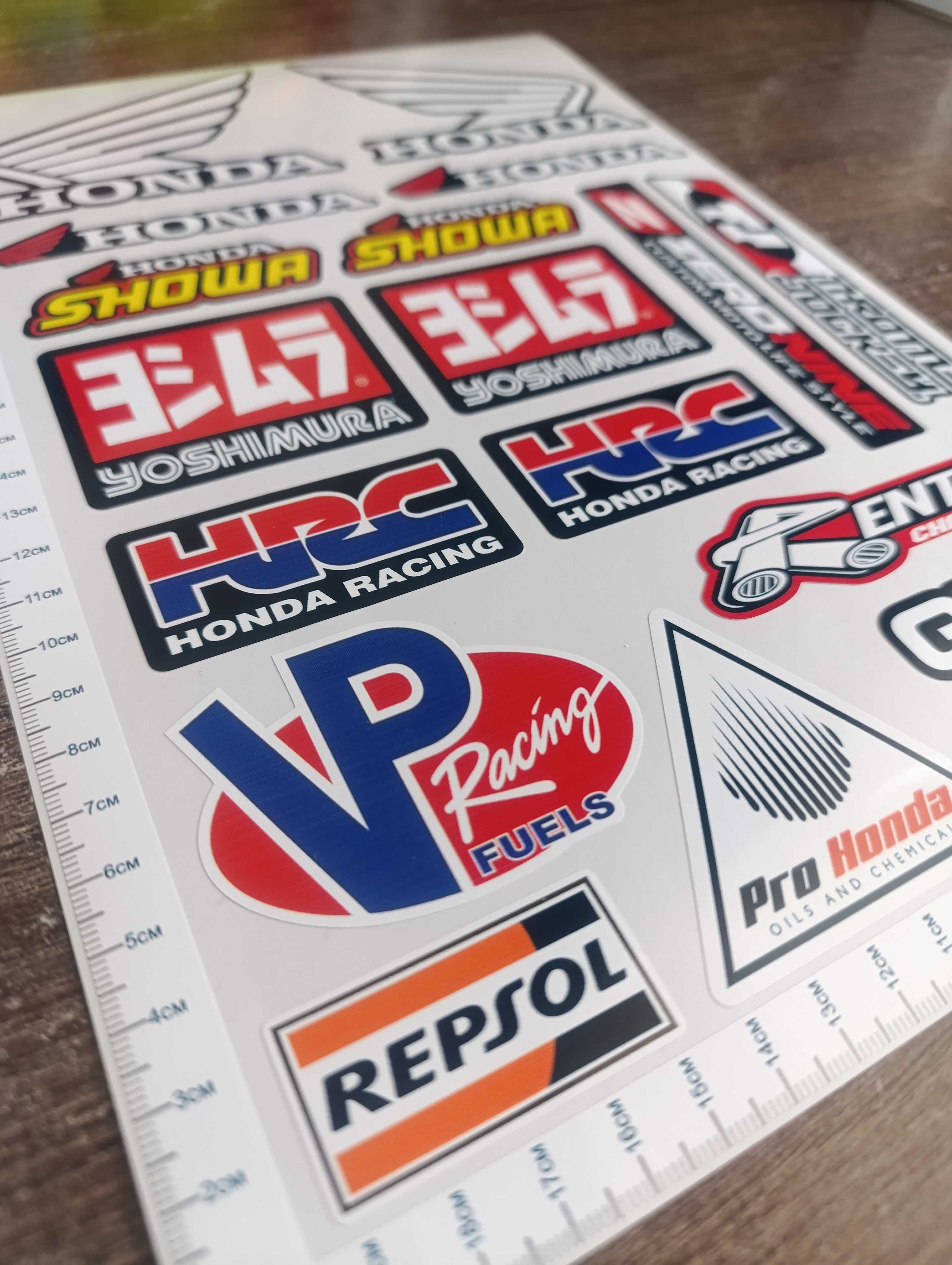 Стикери за ХОНДА Showa Yoshimura HRC Renthal Repsol и др.