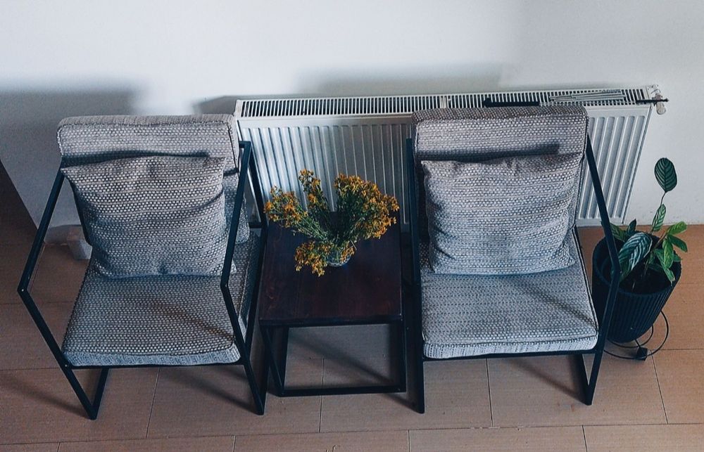 Set metal hol sau terasa