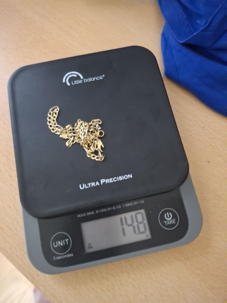 Lanț bărbătesc de aur 18 k