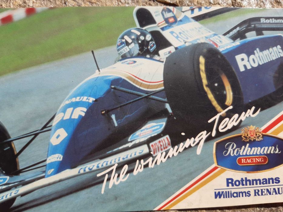 Формула 1 Картичка с автограф