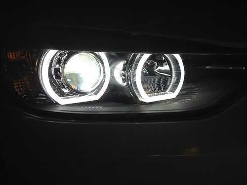 BMW X3 F25- Kit Lupe Bixenon+Xenon 35W+Angel Eyes LED