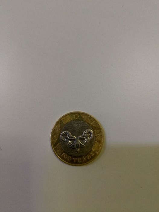 Монета 100тг 2022г