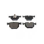 Set Placute frana punte Spate, SRLine Polonia, Bmw Seria 7 (E65, E66, E67), 11.2001-12.2009 730 d, 730i; 735 I; X5 (E53) 2001-2006 motor 4.6 is; 4.8 is