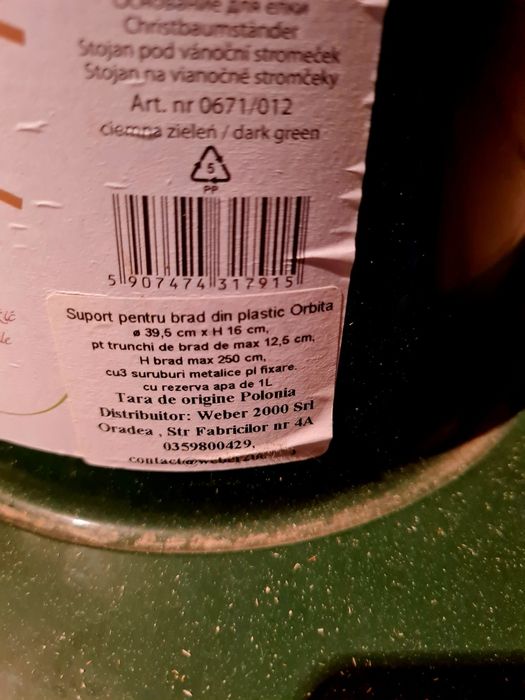 Suport de brad natural