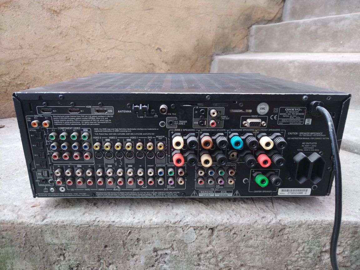 Продавам Ресийвър Onkyo TX-SR804E