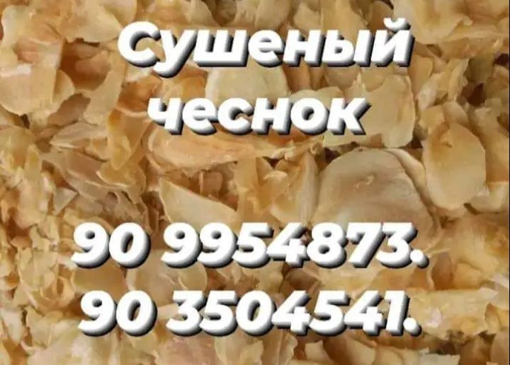 Сушеный чеснок и лук репчатый собственного приготовления