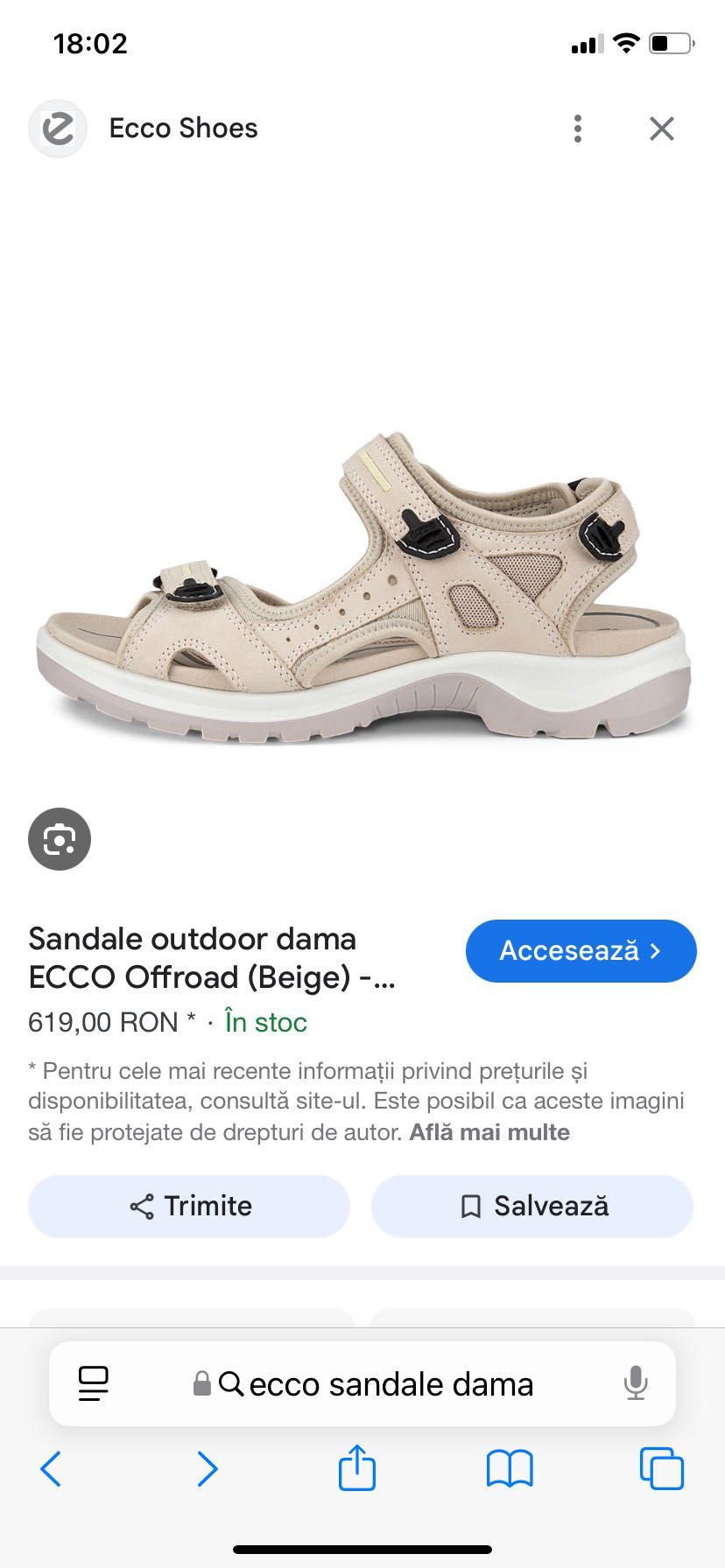 Sandale damă Ecco 40