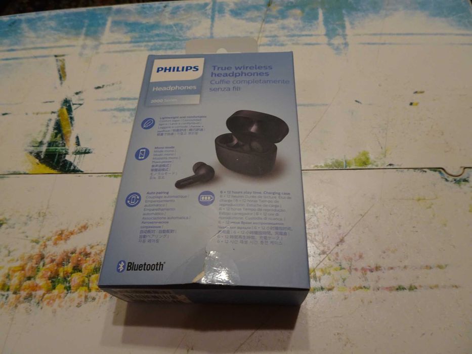 Безжични слушалки PHILIPS TAT2206BK/00, моля прочети описанието