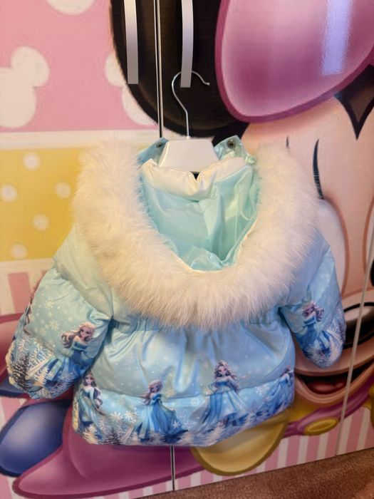 Детско зимно яке 104см с шал и шапка