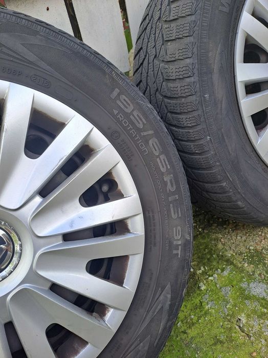 Jante + Cauciucuri + Capace Vw Golf VI 5x112