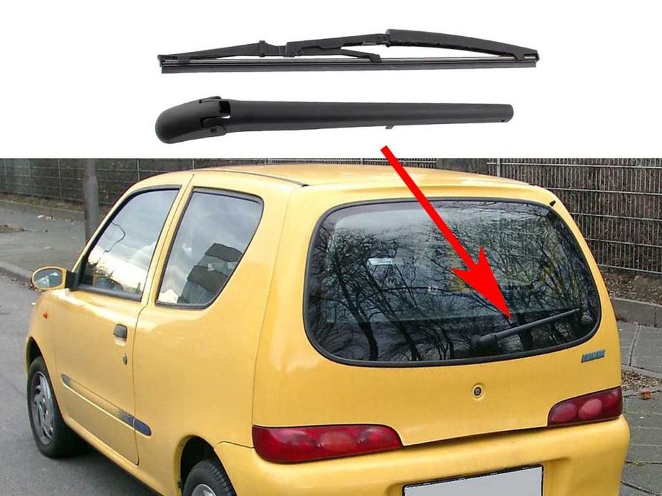 Задно Рамо с Чистачка за Fiat Punto,Panda,Stilo,Seicento,Sedici / Фиат