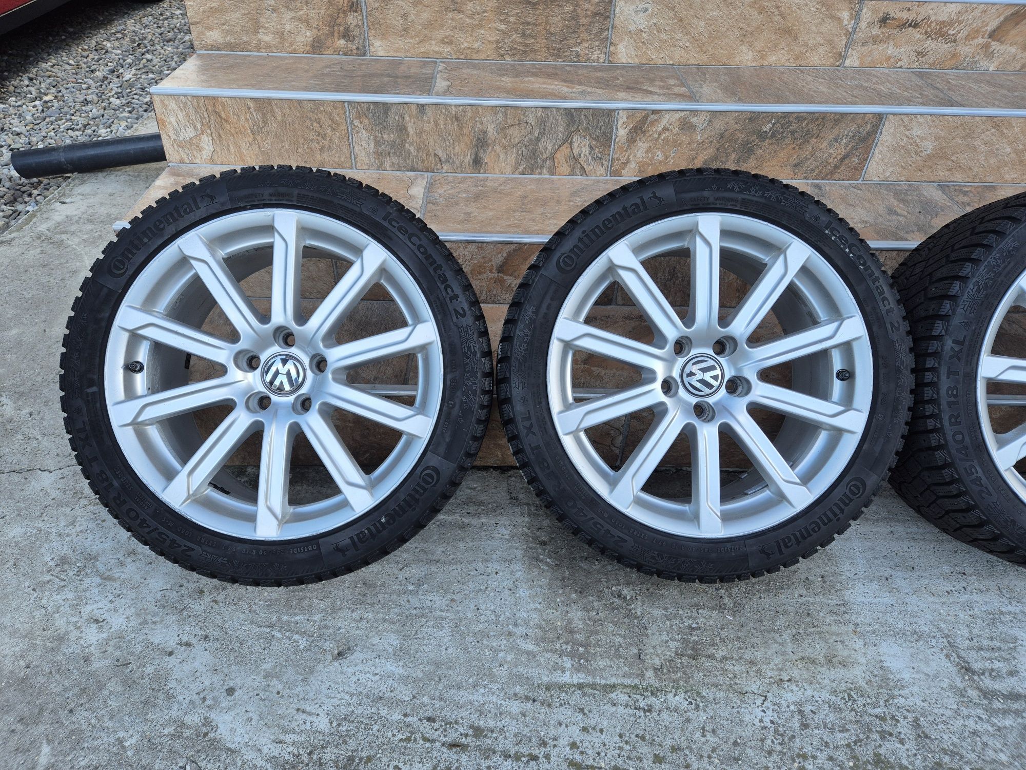Jante R18 5x112 Vw /Audi cu anvelope iarna m+s 245/40R18
