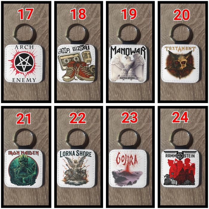 Ключодържатели с любими рок и метъл банди