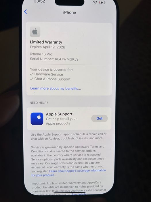 iPhone 16 pro 256gb 100% батерия В ГАРАНЦИЯ!