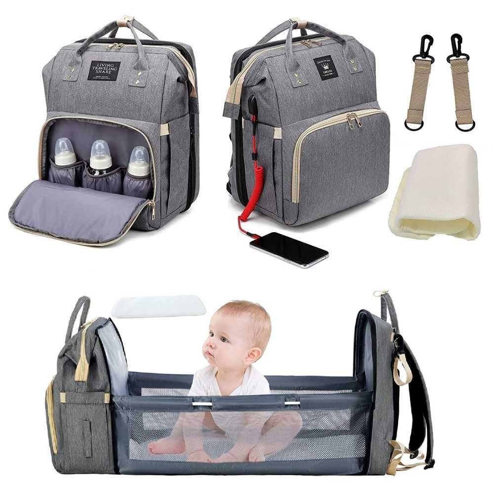 Многофункционална чанта за майки, раница за принадлежности