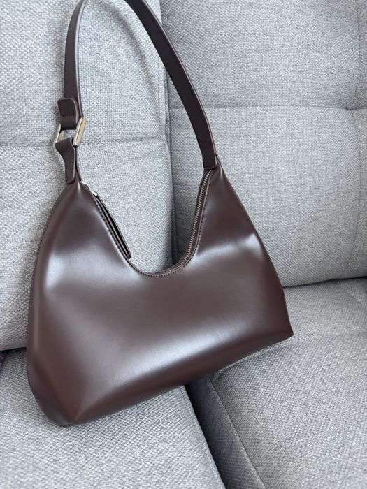 сумка на плечо коричневая