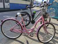 Продам розовый велосипед