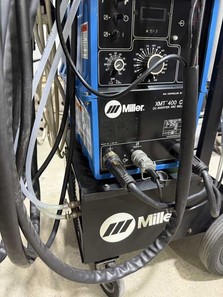 Аргонов (TIG/MMA) заваръчен апарат Miller XMT 400 CC с водно охлаждане